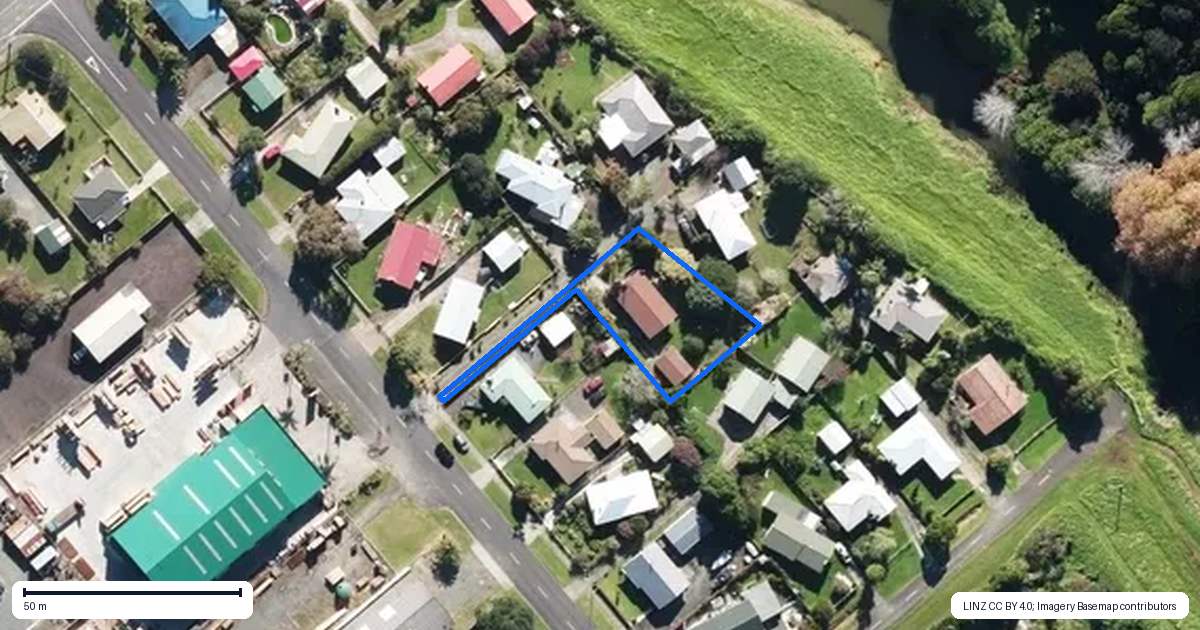 Property context map for 9A Dunn Street, Kaitaia