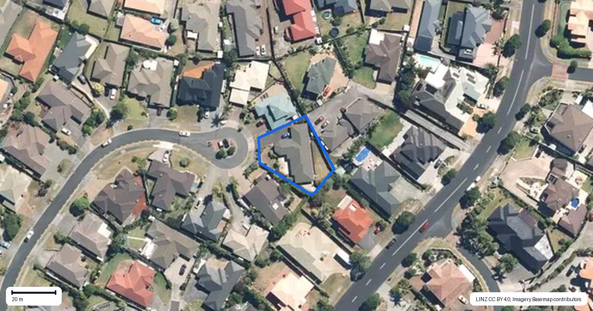 Property context map for 23 Limerick Place, Dannemora, Auckland