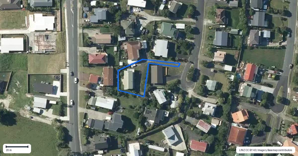 Property context map for 25 Matangi Terrace, Snells Beach