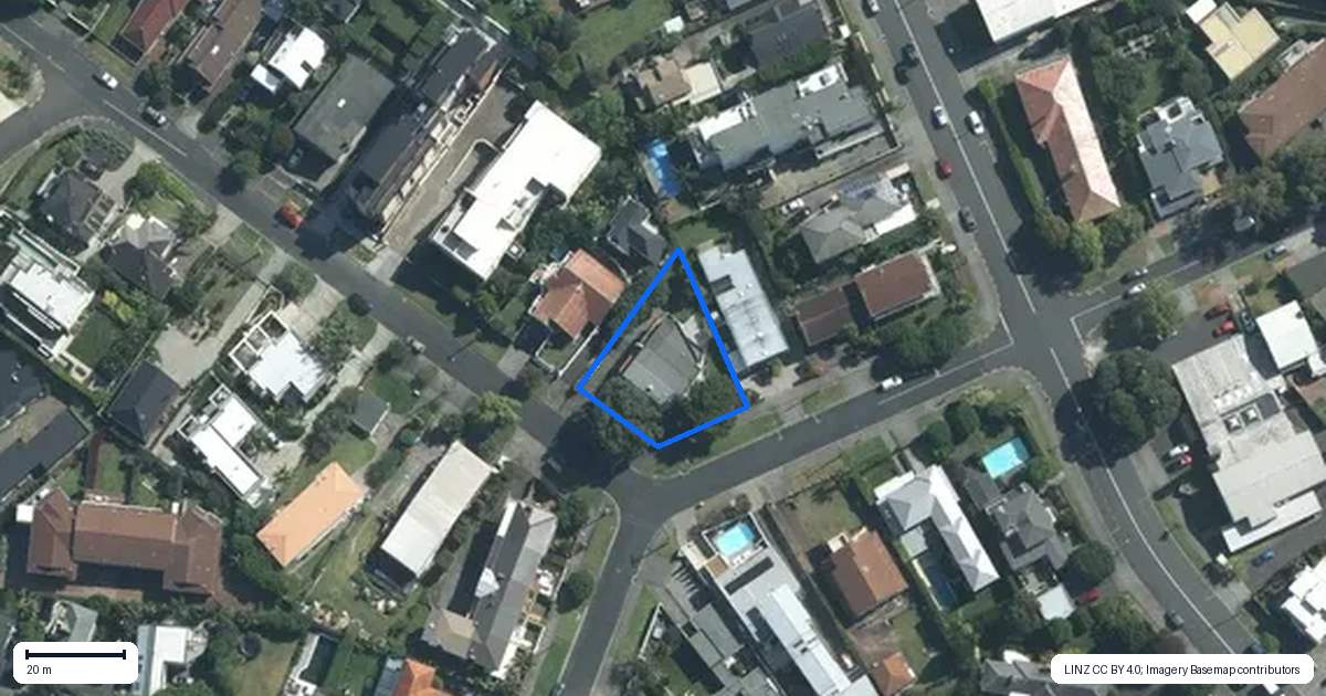 Property context map for 18 Kaimata Street, Saint Heliers, Auckland