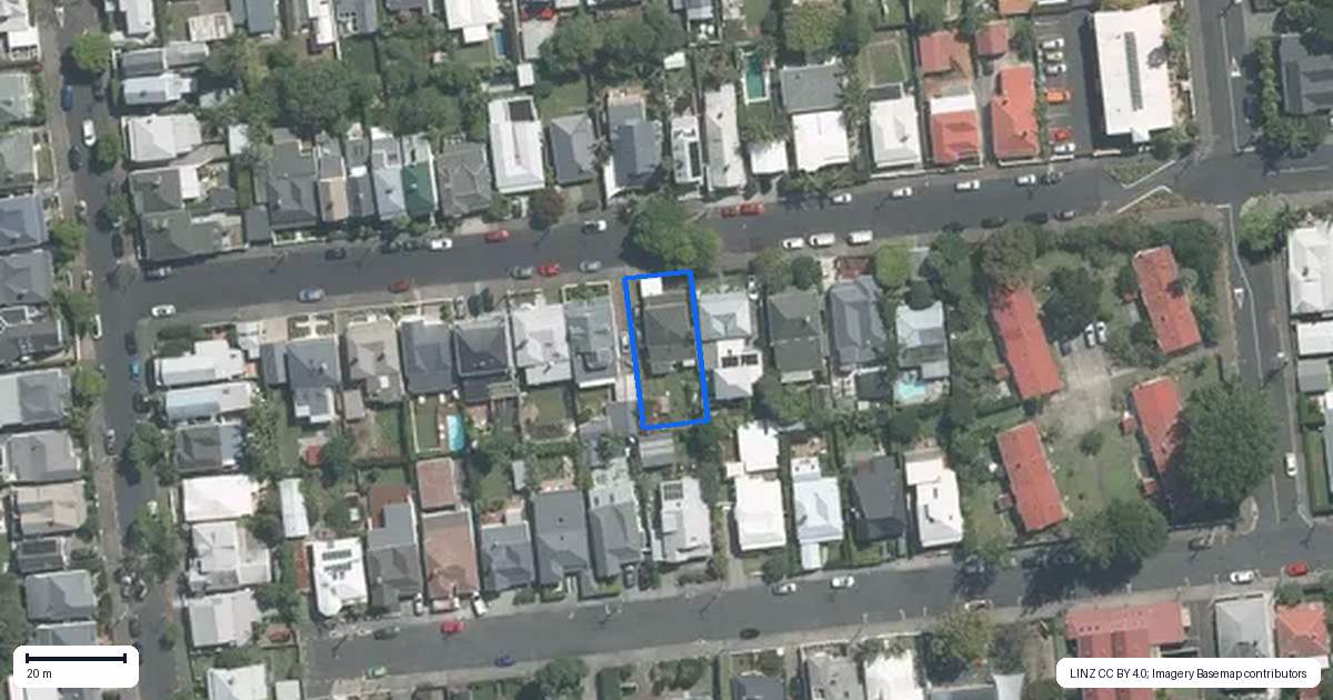 Property context map for 28 Cowan Street, Ponsonby, Auckland