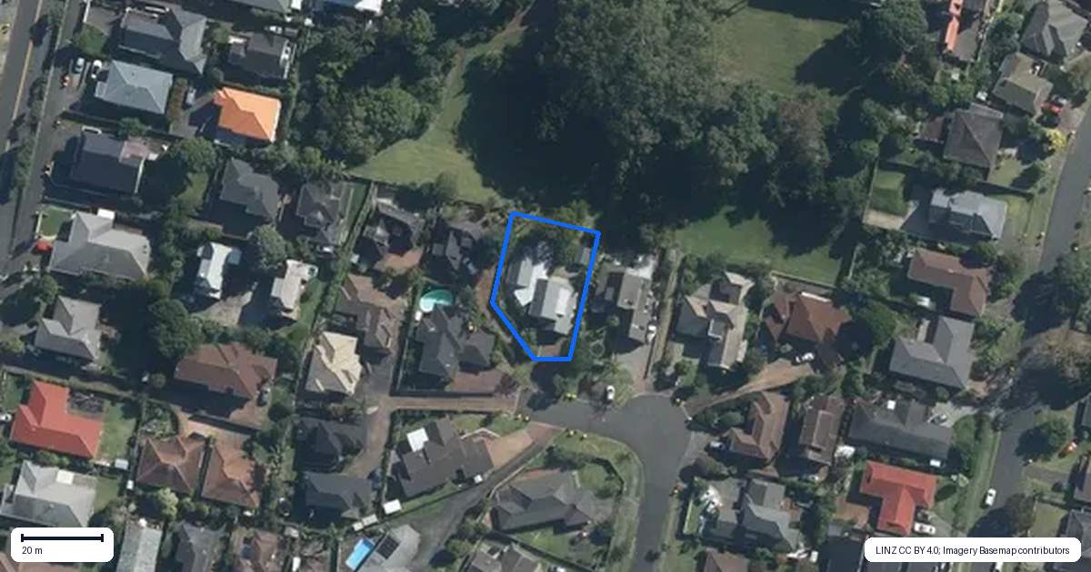 Property context map for 36 Britannia Place, Half Moon Bay, Auckland