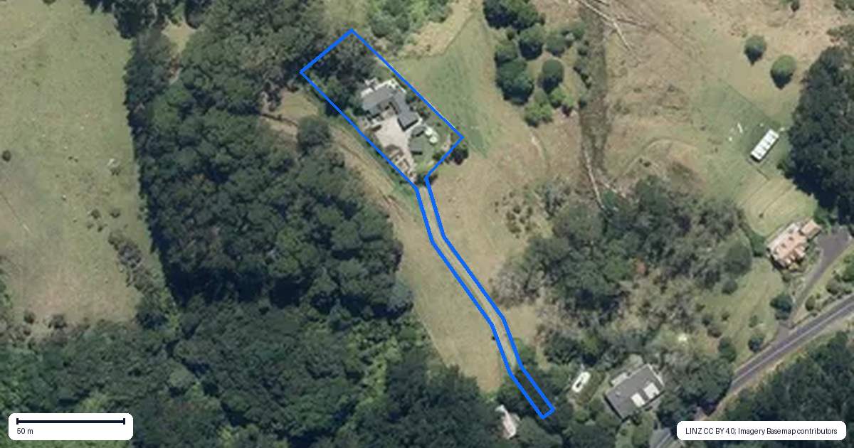 Property context map for 156 Ara-Kotinga, Whitford