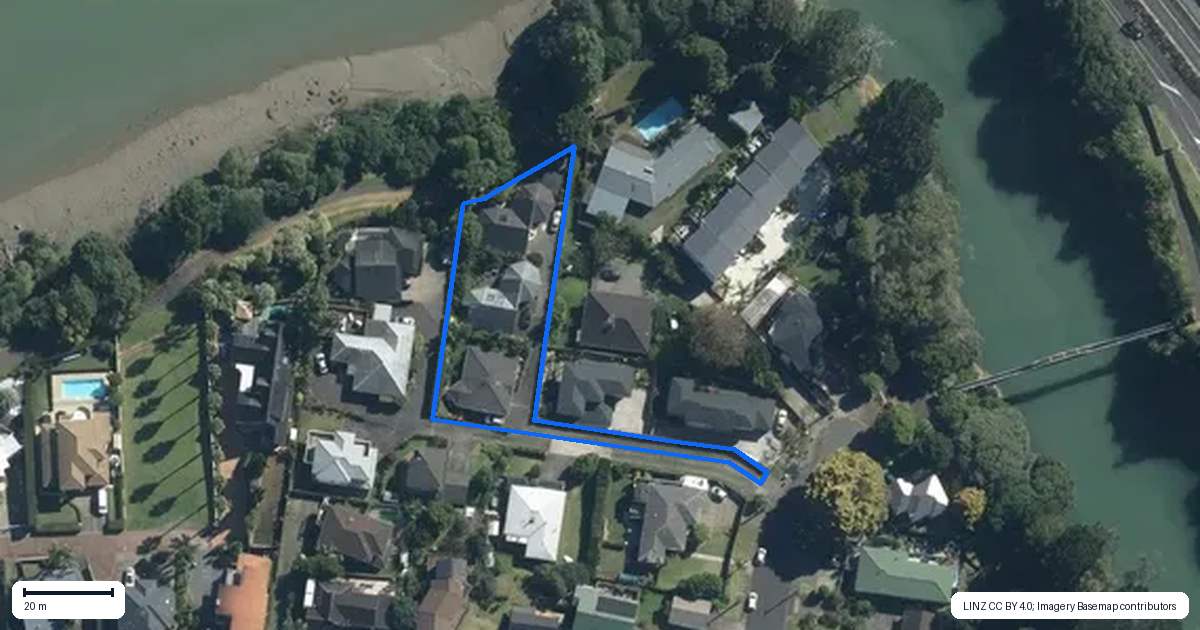 Property context map for 15A Watene Road, Mount Wellington, Auckland