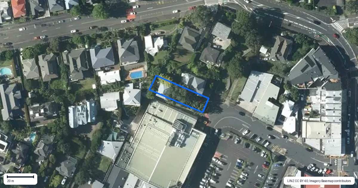 Property context map for 41 Bartley Terrace, Devonport, Auckland