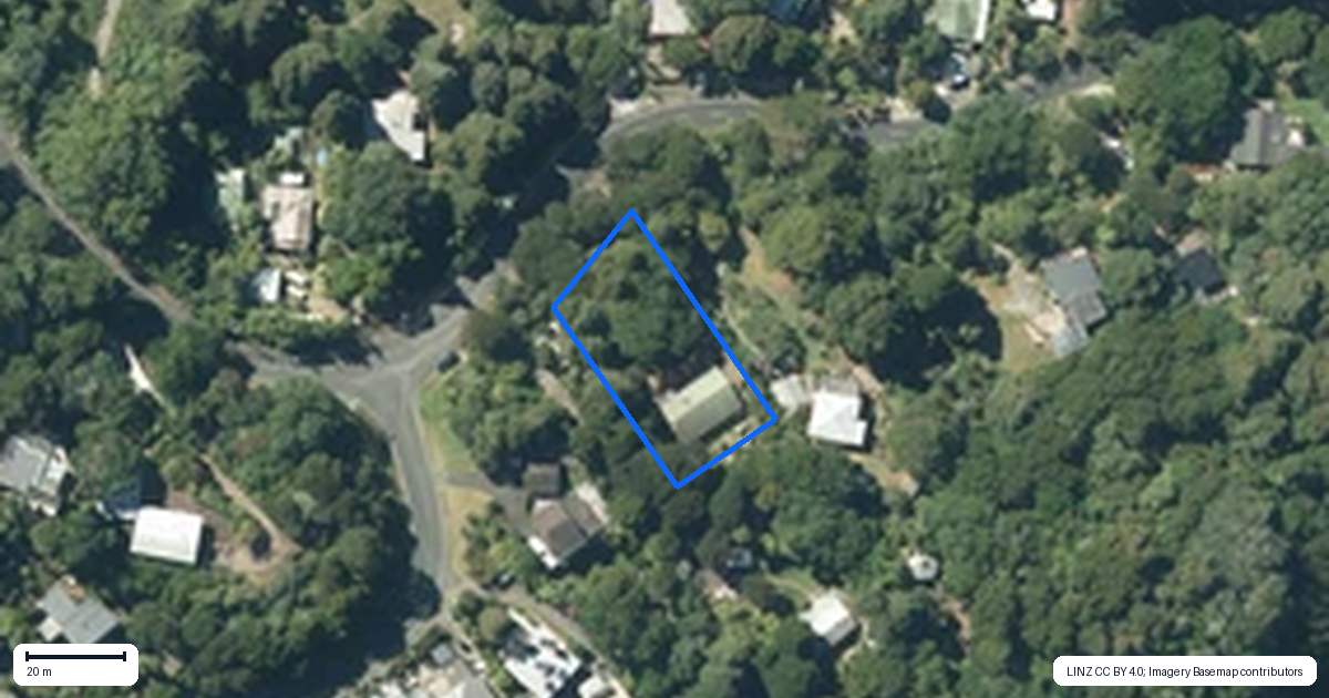 Property context map for 179 Victory Road, Laingholm, Auckland
