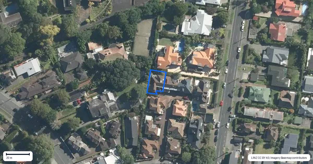 Property context map for 7/636 Remuera Road, Remuera, Auckland