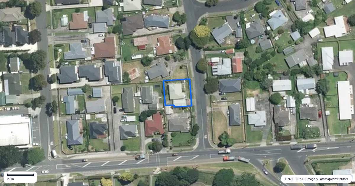 Property context map for 47 Scott Road, Papakura