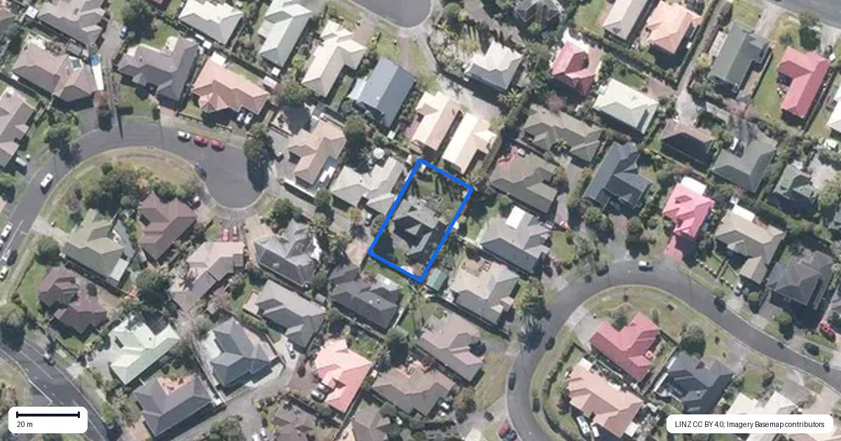Property context map for 22 Orohena Close, Northpark, Auckland