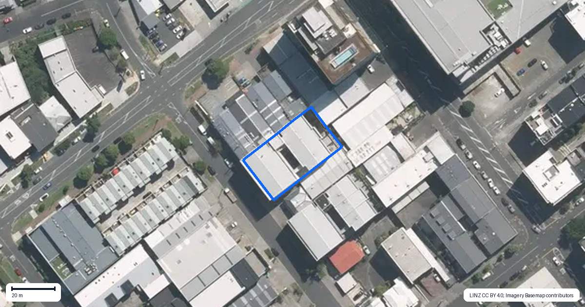 Property context map for 3D/39 MacKelvie Street, Grey Lynn, Auckland