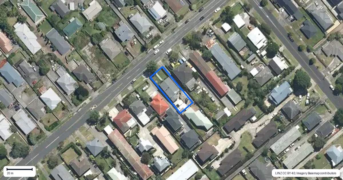 Property context map for 142A Hutchinson Avenue, New Lynn, Auckland