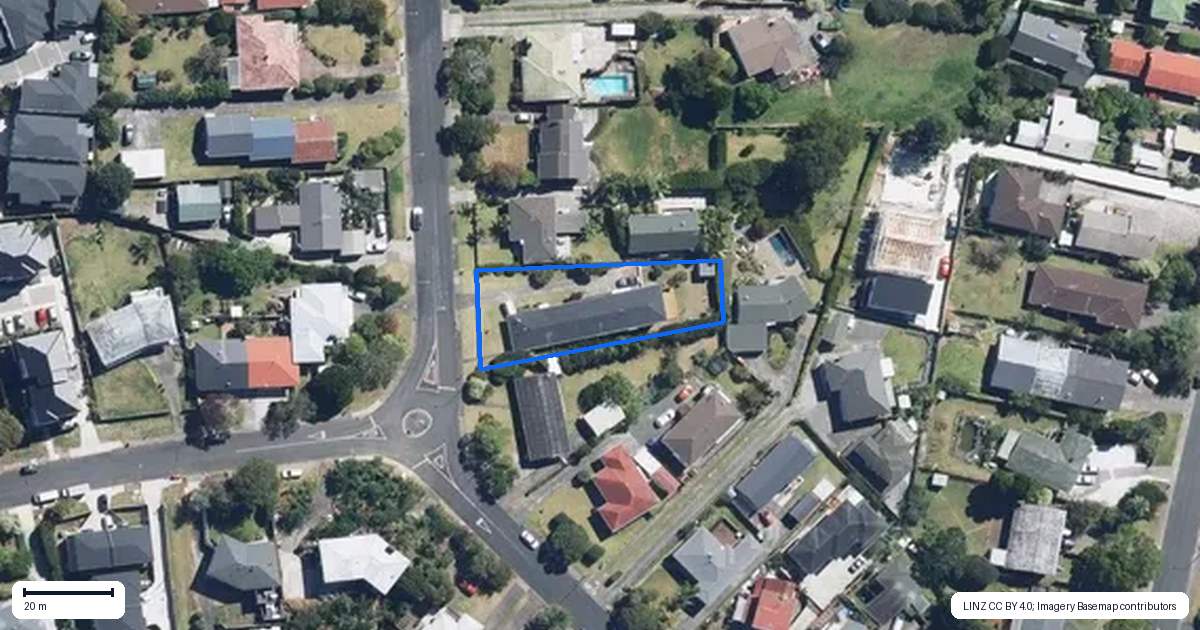 Property context map for 2/22 Greenhill Crescent, Pakuranga, Auckland