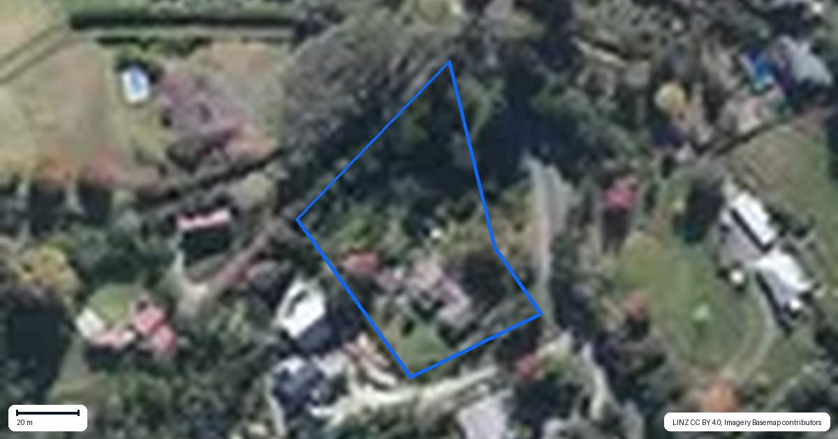 Property context map for 56 Attwood Road, Paremoremo, Auckland