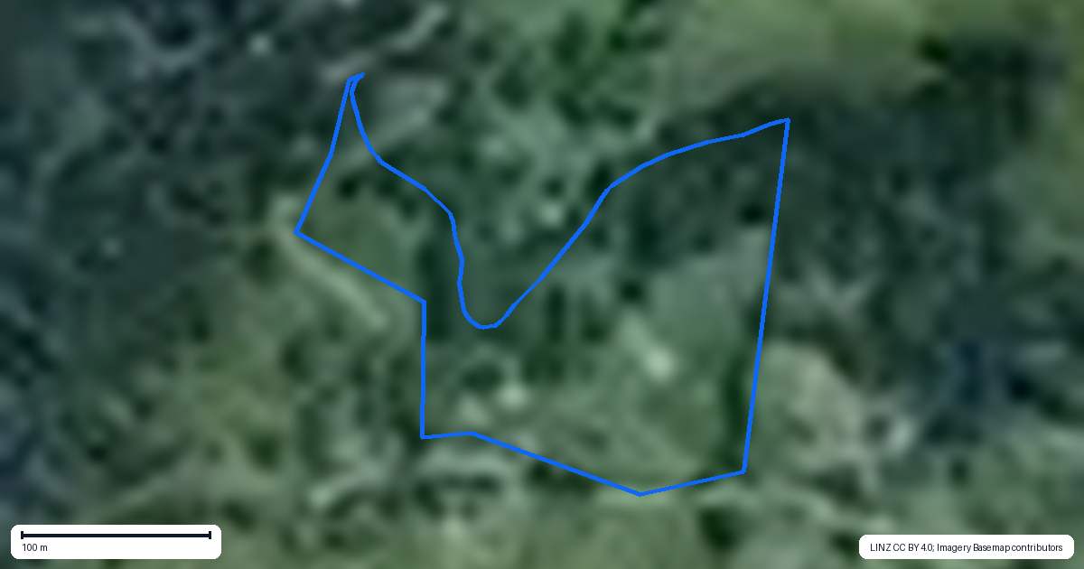 Property context map for 347 Duncan Road, Kaingaroa, Kaitaia