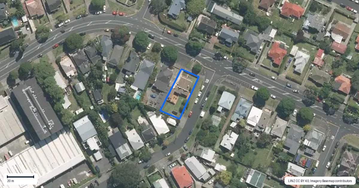 Property context map for 226 Richmond Road, Grey Lynn, Auckland
