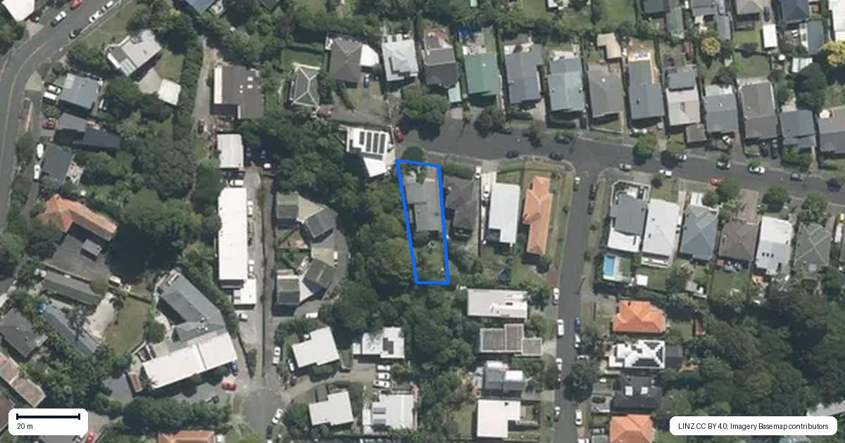 Property context map for 24 Rona Avenue, Grey Lynn, Auckland