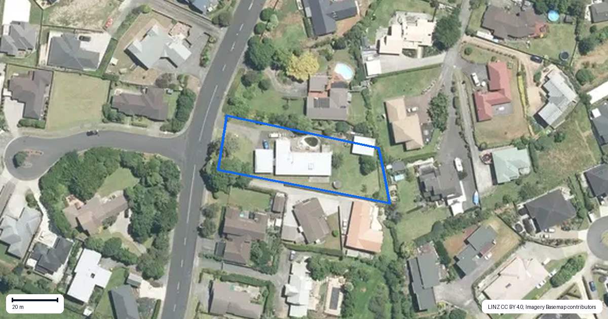 Property context map for 85 Cape Hill Road, Pukekohe