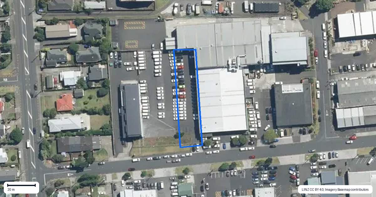 Property context map for 65 Walls Road, Penrose, Auckland