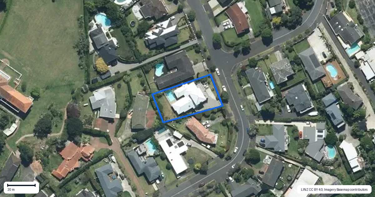 Property context map for 21 Vanessa Crescent, Glendowie, Auckland