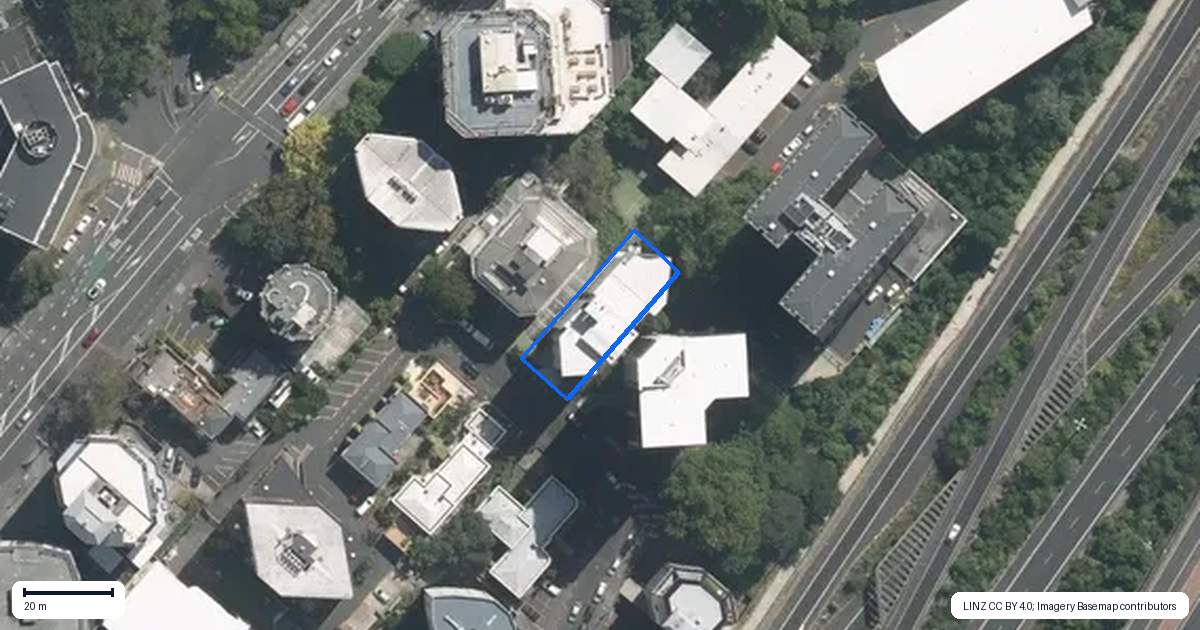 Property context map for 12B/6 Whitaker Place, Grafton, Auckland