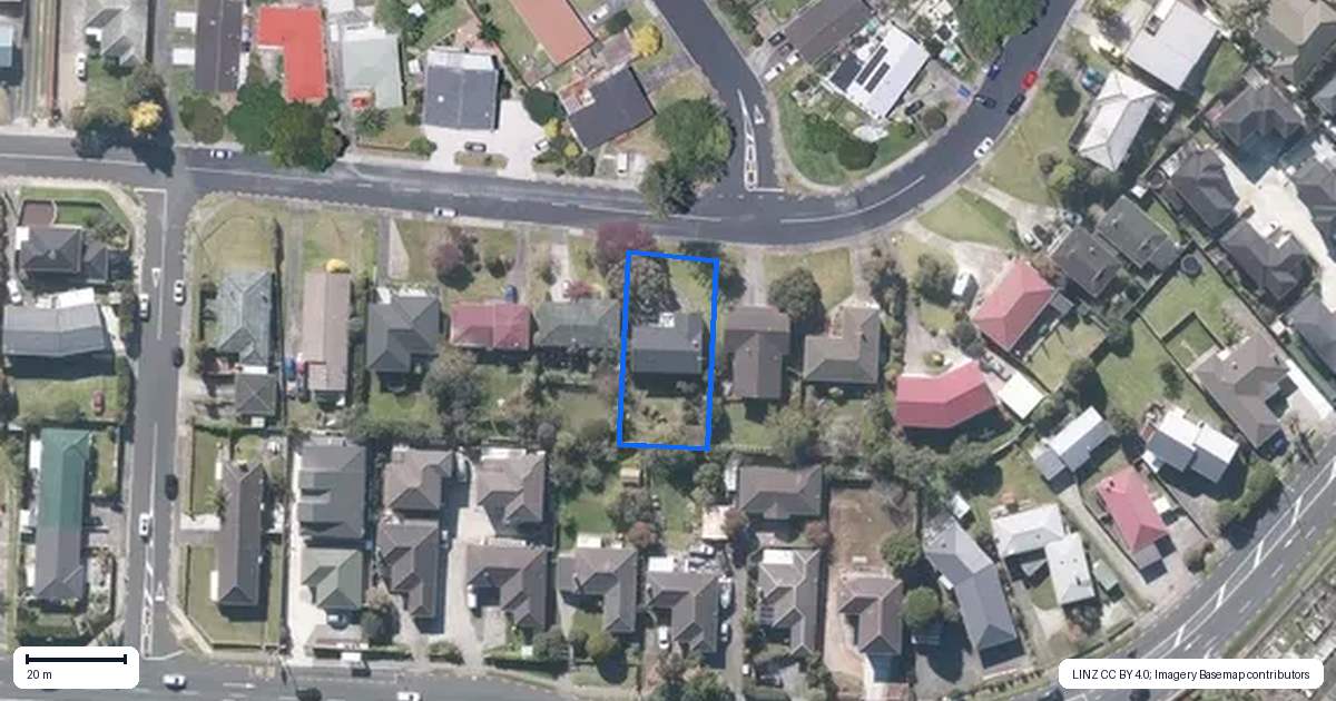 Property context map for 61 Willoughby Avenue, Howick, Auckland