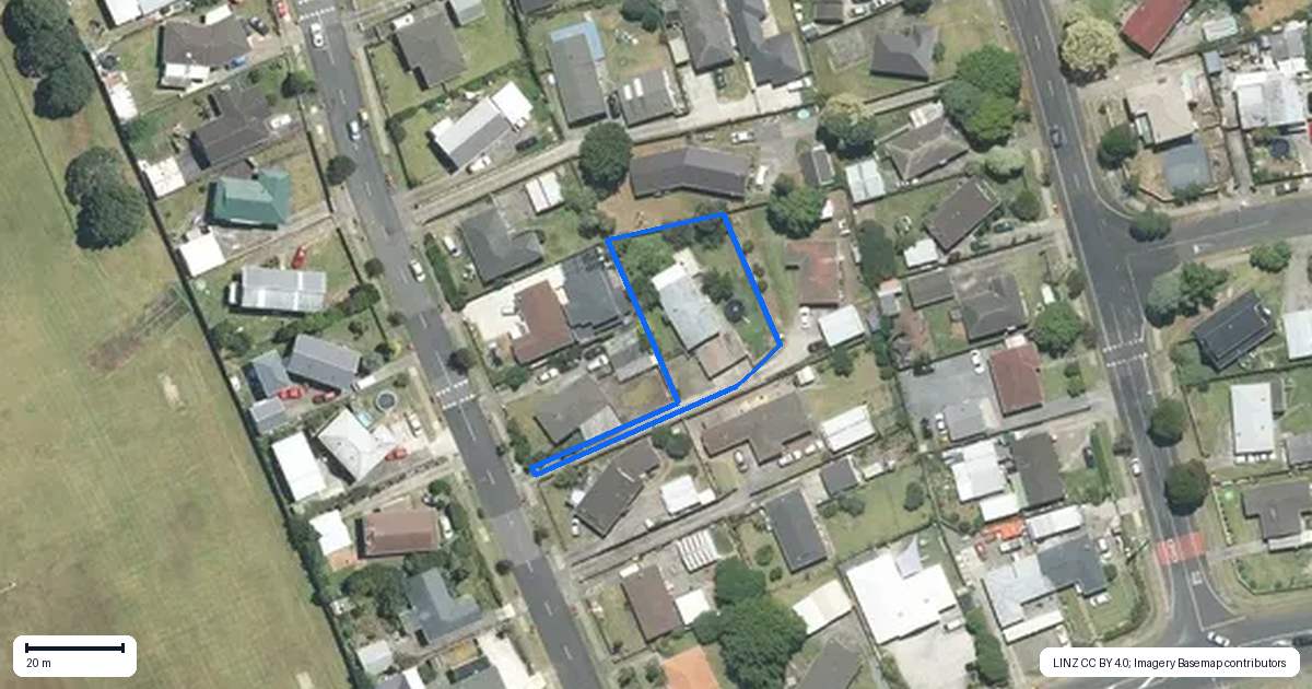 Property context map for 43 McDivitt Street, Manurewa, Auckland