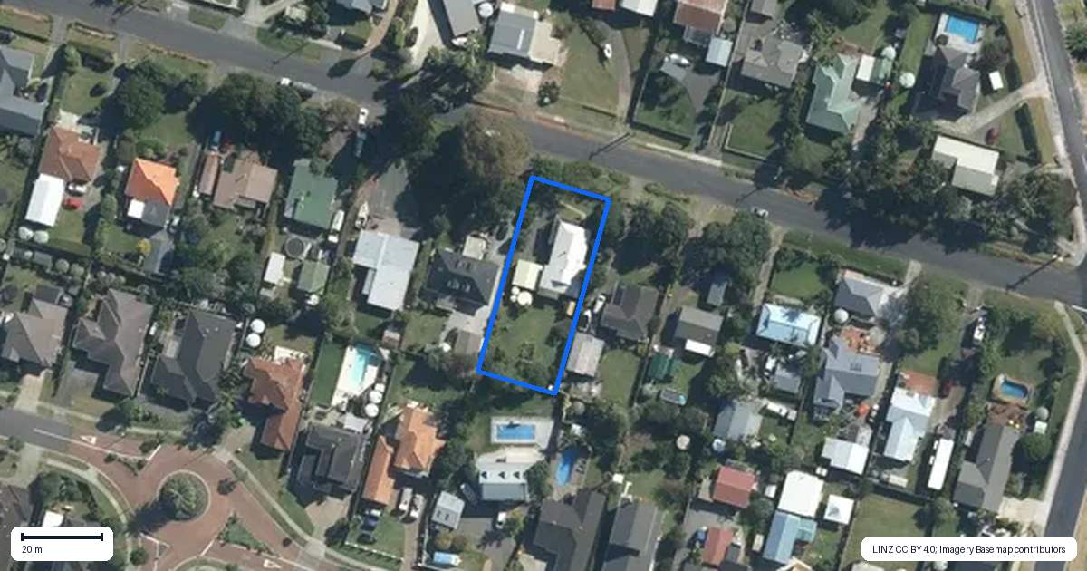 Property context map for 23 Beachlands Road, Beachlands, Auckland