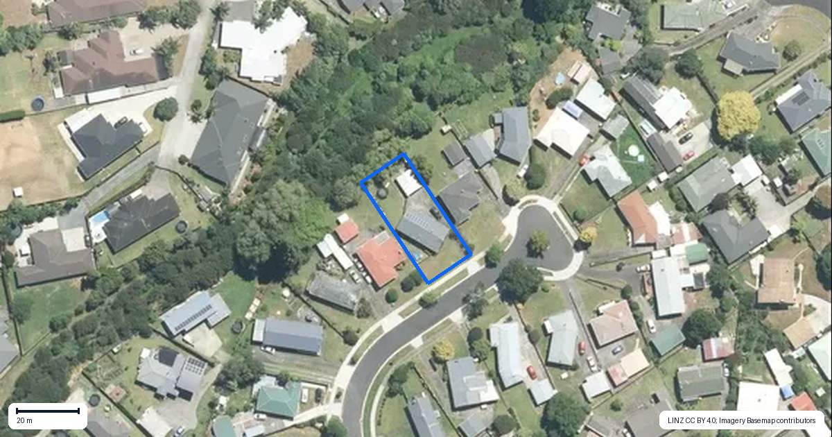 Property context map for 32 London Street, Pukekohe