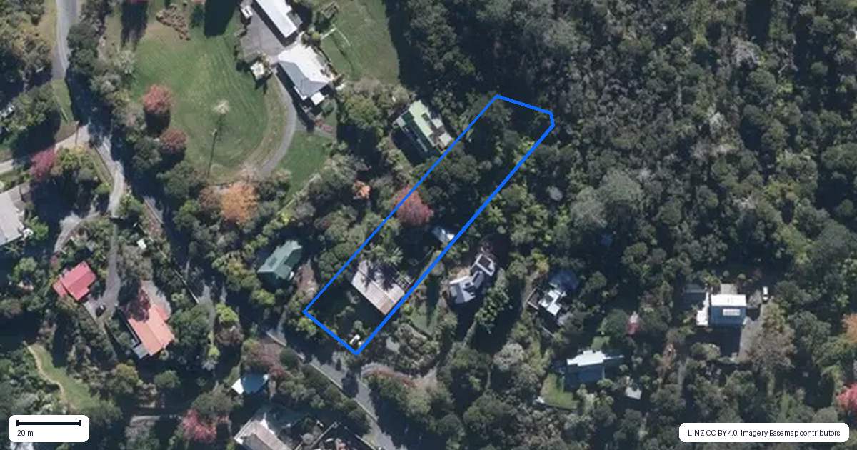 Property context map for 73 Attwood Road, Paremoremo, Auckland