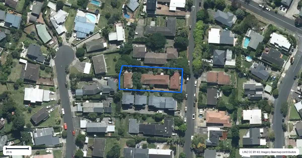 Property context map for 3/7 Houghton Street, Meadowbank, Auckland