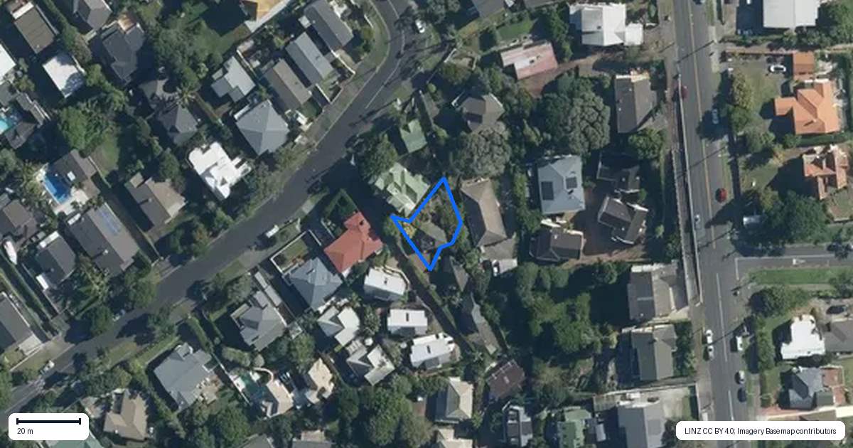 Property context map for 22A Grand View Road, Remuera, Auckland