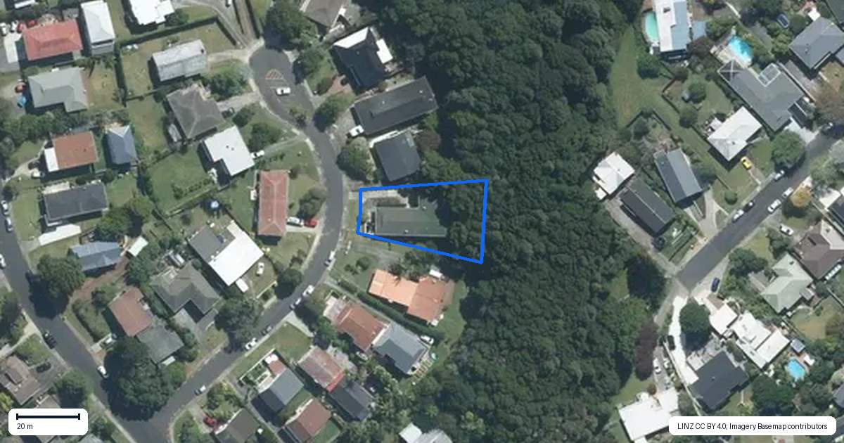 Property context map for 1/11 Northwick Place, Hillcrest, Auckland