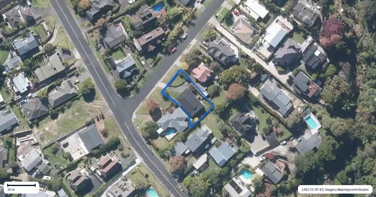 Property context map for 3 Sea View Terrace, Cockle Bay, Auckland