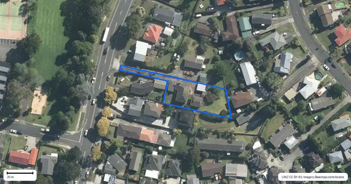 Property context map for 106 Gossamer Drive, Pakuranga Heights, Auckland