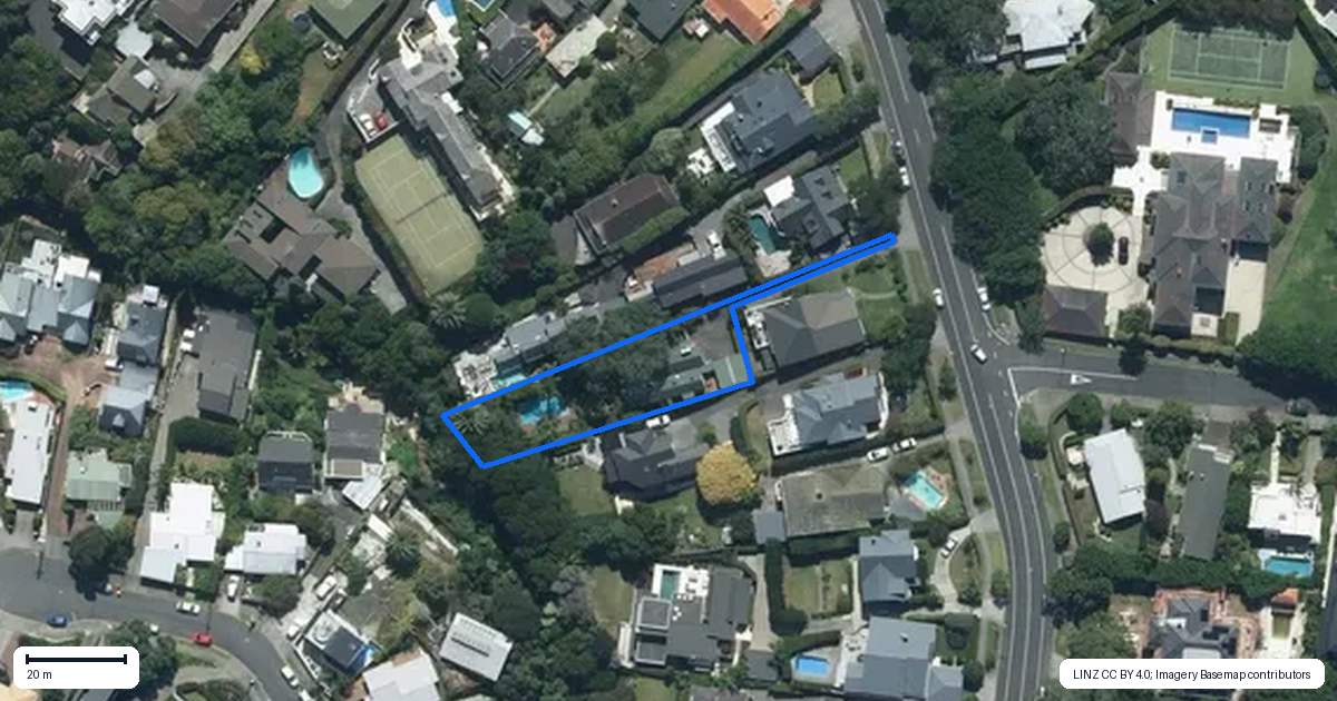 Property context map for 92 Arney Road, Remuera, Auckland