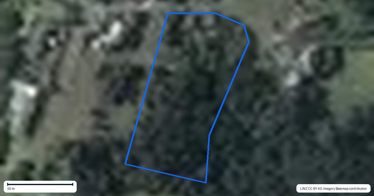 Property context map for 14 Kotare Place, Sandspit, Warkworth