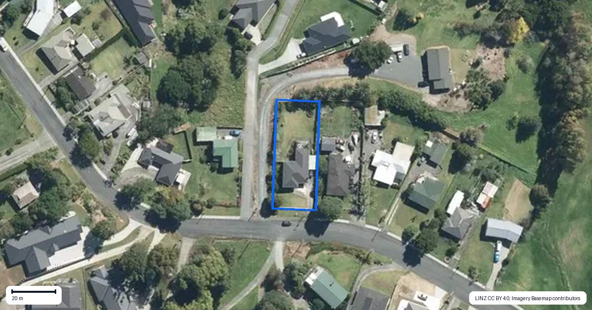 Property context map for 44 Worker Road, Wellsford