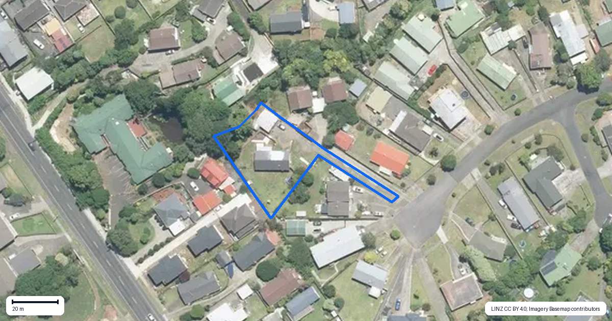 Property context map for 31 Churchill Street, Pukekohe