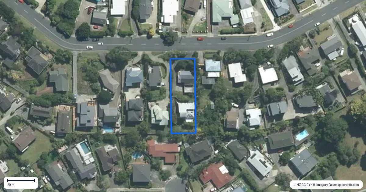 Property context map for 1/60 Hastings Road, Mairangi Bay, Auckland