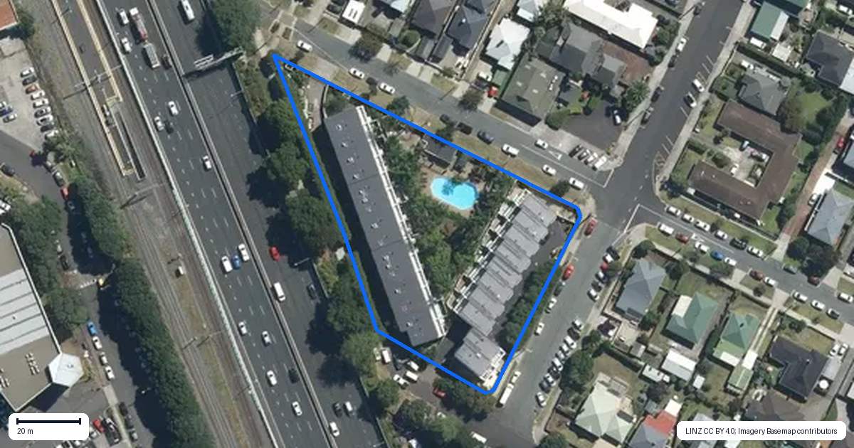 Property context map for 1J Findlay Street, Ellerslie, Auckland