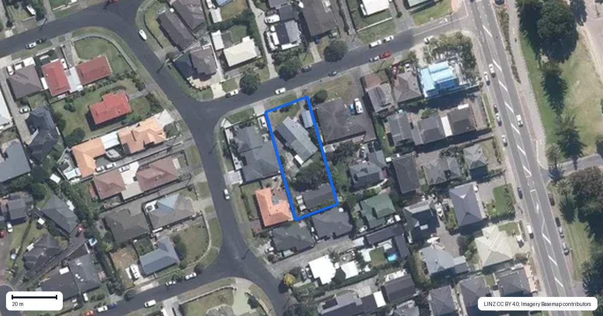 Property context map for 6B Empire Road, Orewa