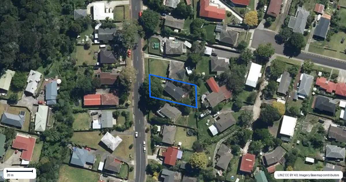 Property context map for 42 Brunner Road, Glen Eden, Auckland