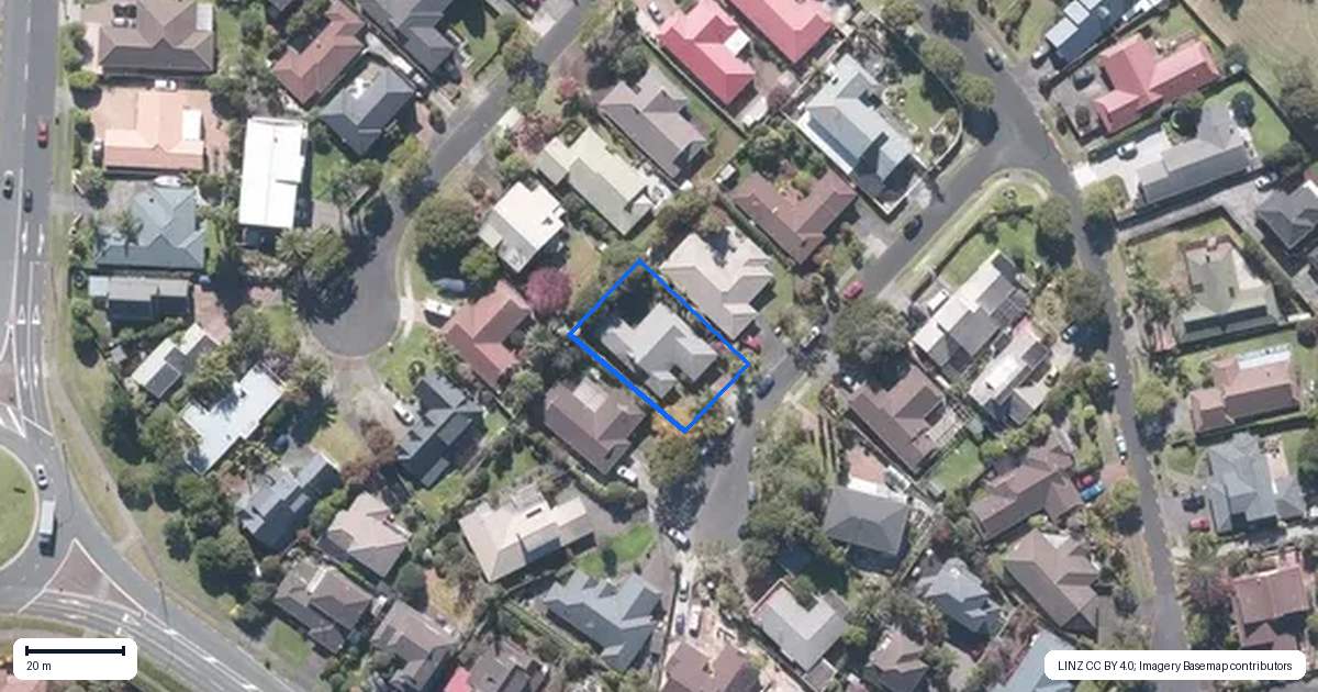Property context map for 7 Drysdale Place, Somerville, Auckland