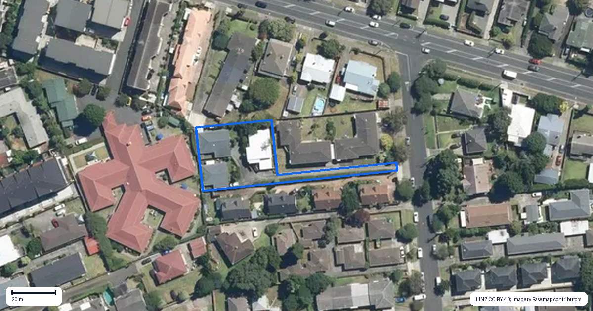 Property context map for 36B Inkerman Street, Onehunga, Auckland