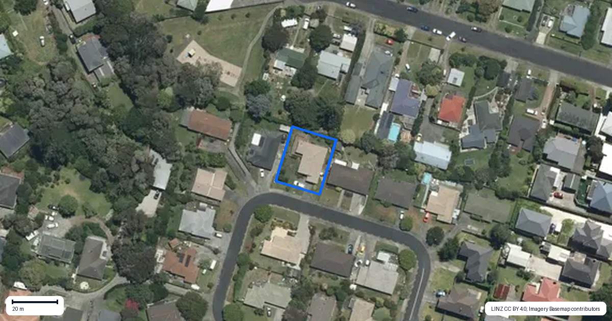 Property context map for 30 Meynell Court, Glen Eden, Auckland