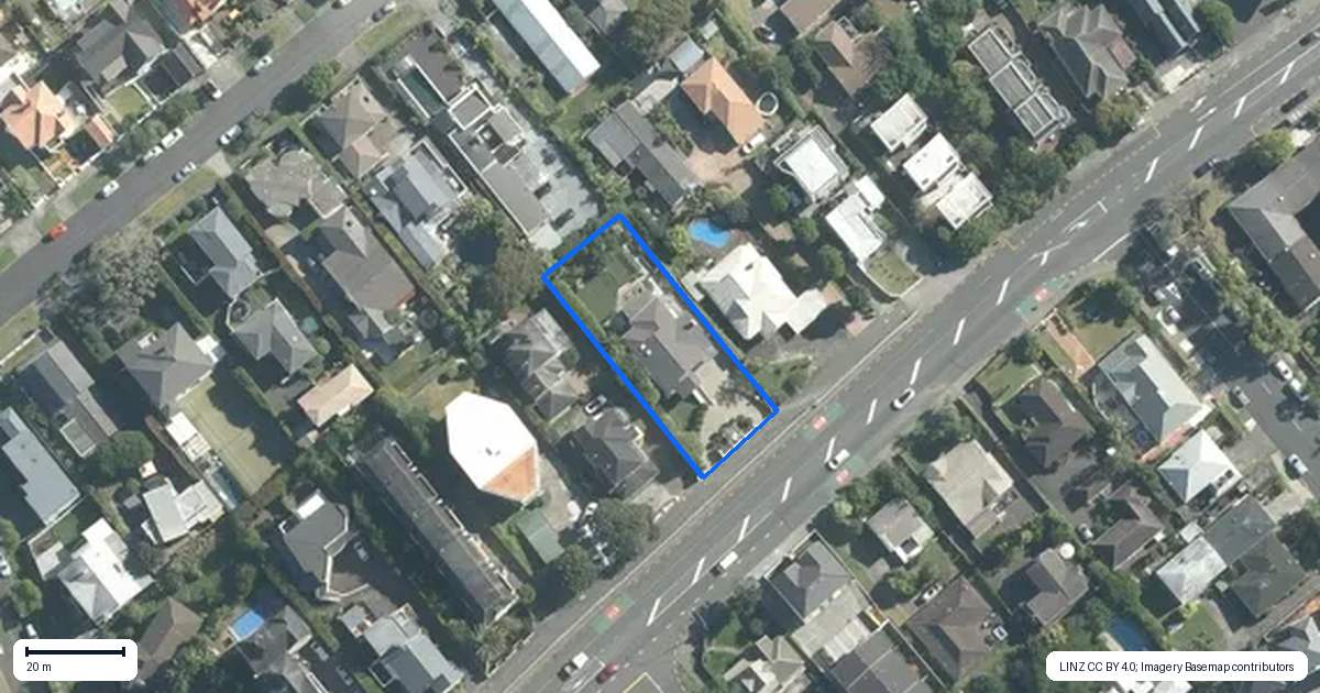 Property context map for 766 Remuera Road, Remuera, Auckland