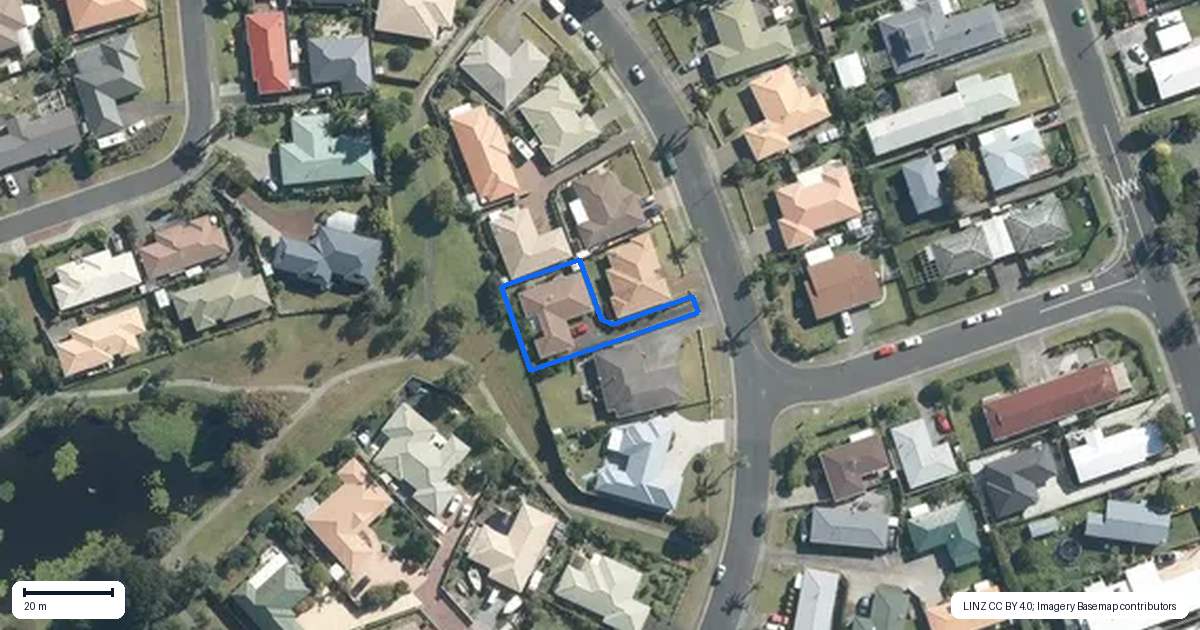 Property context map for 63 Lakeside Drive, Orewa
