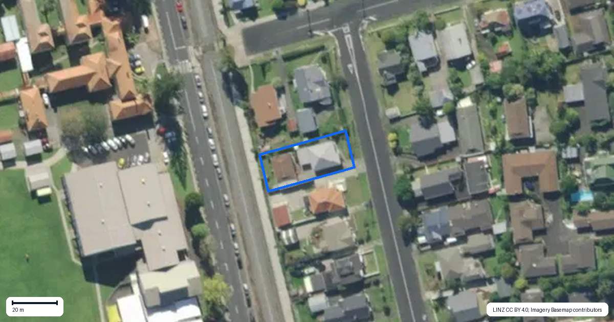 Property context map for 25 Wallace Street, Regent, Whangarei