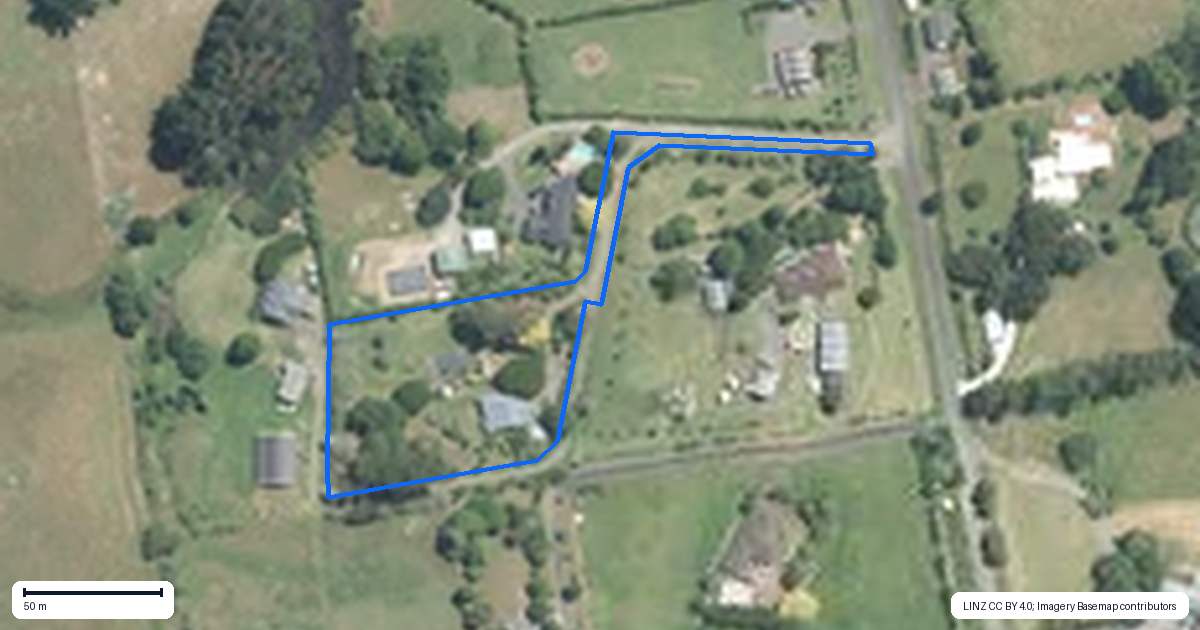 Property context map for 42C Needham Road, Paerata, Pukekohe