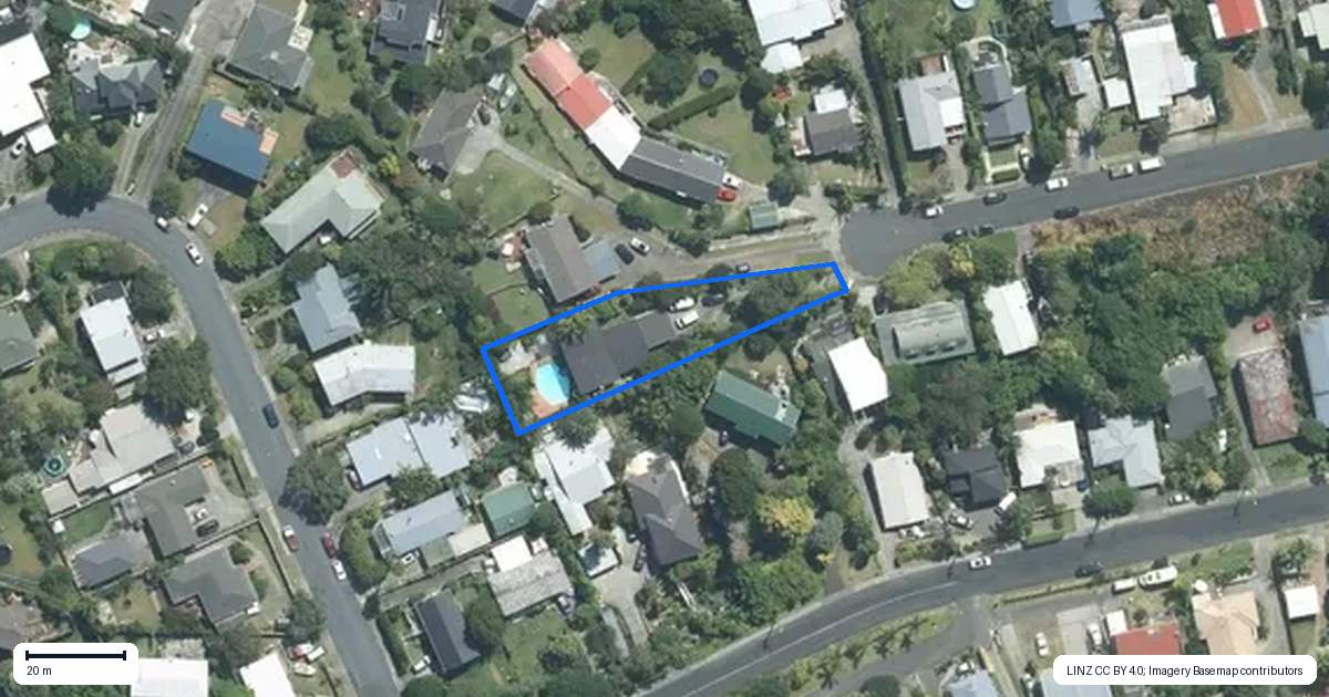 Property context map for 25 Montana Avenue, Murrays Bay, Auckland